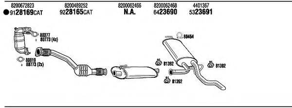 WALKER REH23081A Система випуску ОГ