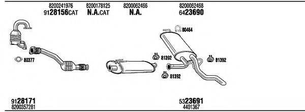 WALKER REH30346B Система випуску ОГ