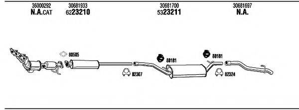 WALKER VOT18603 Система випуску ОГ