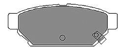 MITSUBISHI MB389569 Комплект гальмівних колодок, дискове гальмо