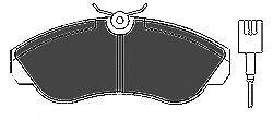 MAPCO 141054 Комплект гальмівних колодок, дискове гальмо