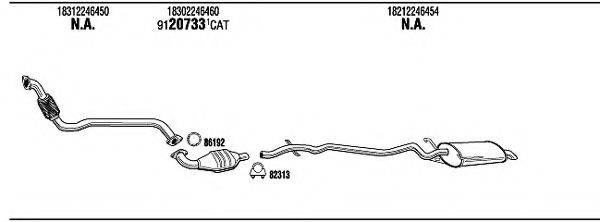 FONOS BW72501 Система випуску ОГ