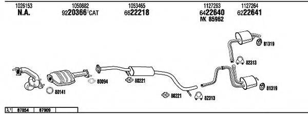 FONOS FO60129 Система випуску ОГ