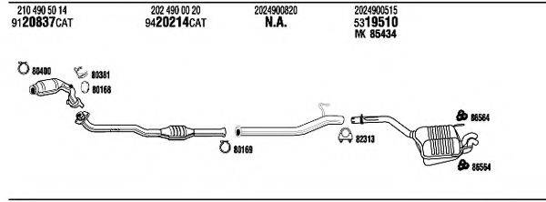 FONOS MBH10966 Система випуску ОГ