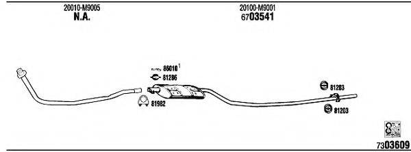 FONOS NI80318A Система випуску ОГ