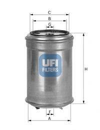 UFI 2435600 Паливний фільтр