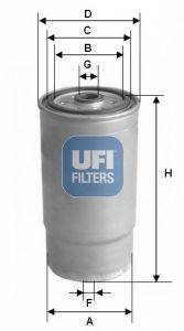 UFI 2437900 Паливний фільтр