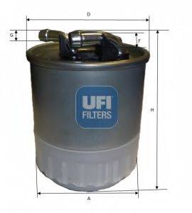 UFI 2410700 Паливний фільтр