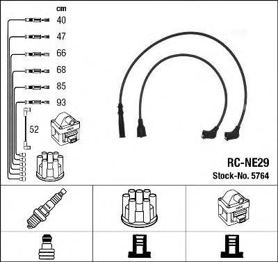 NGK 5764 Комплект дротів запалювання