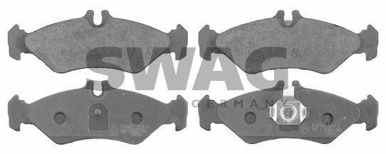 SWAG 21622 Комплект гальмівних колодок, дискове гальмо