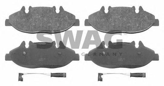 SWAG 10916487 Комплект гальмівних колодок, дискове гальмо