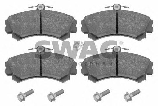 SWAG 21920 Комплект гальмівних колодок, дискове гальмо