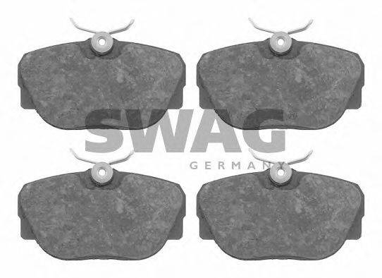 SWAG 20916197 Комплект гальмівних колодок, дискове гальмо