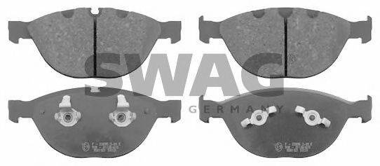 SWAG 23894 Комплект гальмівних колодок, дискове гальмо