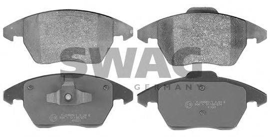 SWAG 30116210 Комплект гальмівних колодок, дискове гальмо