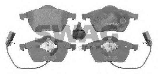 SWAG 30916060 Комплект гальмівних колодок, дискове гальмо