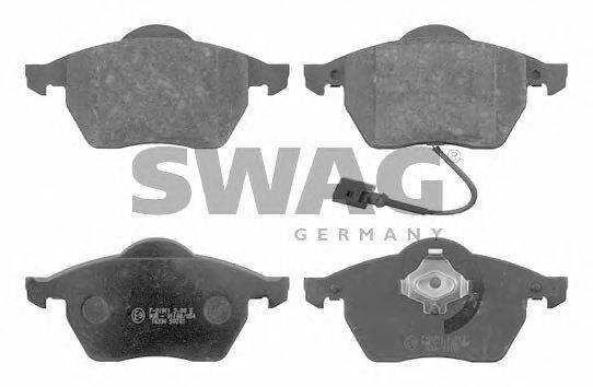 SWAG 30916334 Комплект гальмівних колодок, дискове гальмо