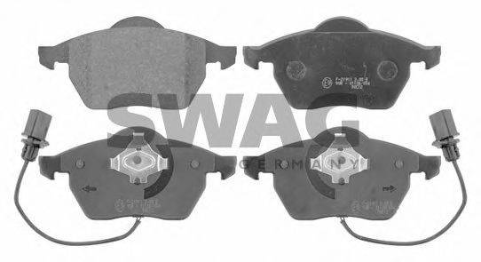 SWAG 30916447 Комплект гальмівних колодок, дискове гальмо