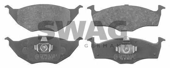 SWAG 30916530 Комплект гальмівних колодок, дискове гальмо