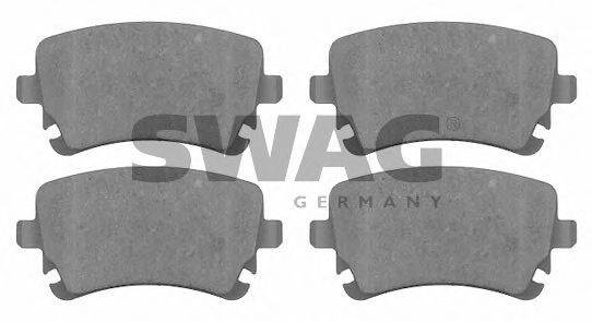 SWAG 23584 Комплект гальмівних колодок, дискове гальмо