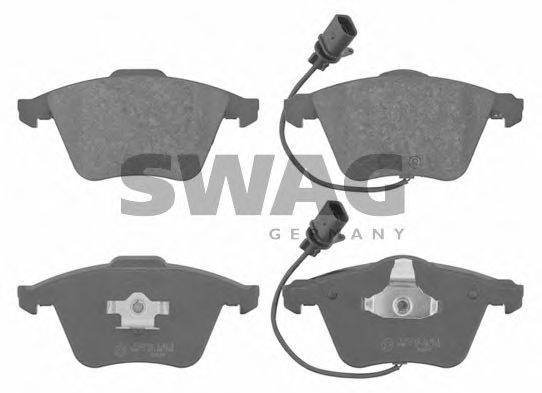 SWAG 30916712 Комплект гальмівних колодок, дискове гальмо