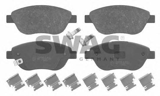SWAG 23981 Комплект гальмівних колодок, дискове гальмо