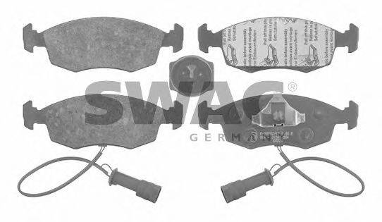 SWAG 50916022 Комплект гальмівних колодок, дискове гальмо