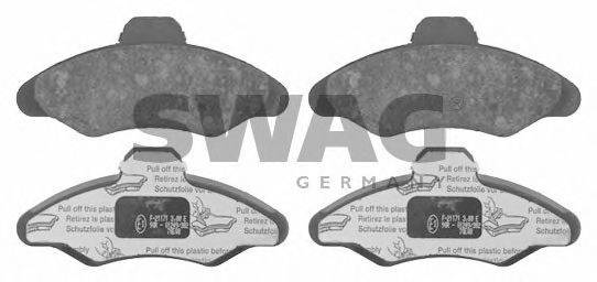 SWAG 21171 Комплект гальмівних колодок, дискове гальмо