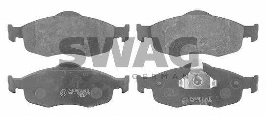 SWAG 50916202 Комплект гальмівних колодок, дискове гальмо