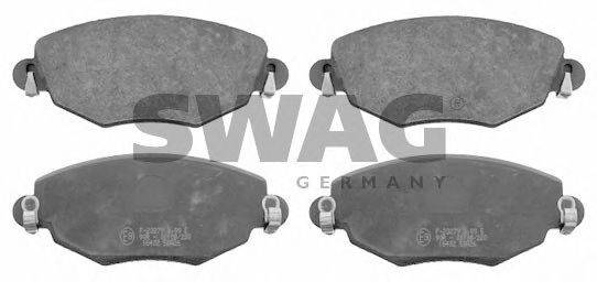 SWAG 50916402 Комплект гальмівних колодок, дискове гальмо