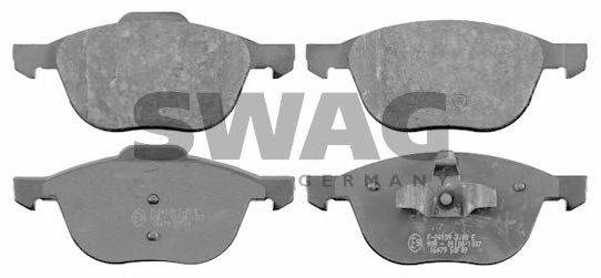 SWAG 23724 Комплект гальмівних колодок, дискове гальмо