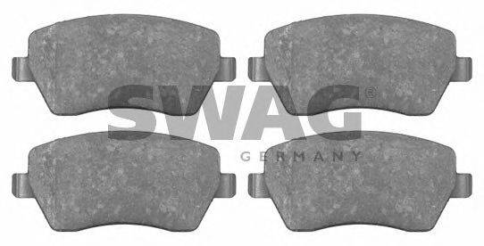 SWAG 60916523 Комплект гальмівних колодок, дискове гальмо
