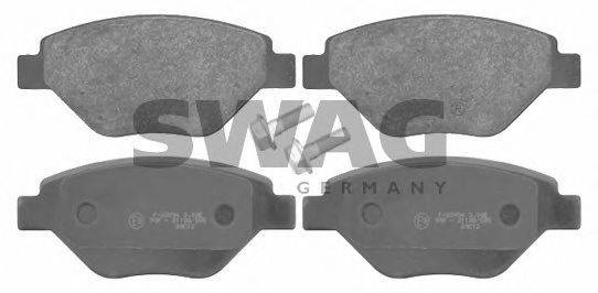 SWAG 60916623 Комплект гальмівних колодок, дискове гальмо