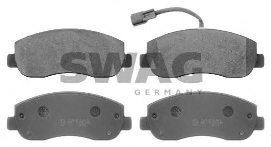 SWAG 25148 Комплект гальмівних колодок, дискове гальмо