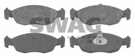 SWAG 21431 Комплект гальмівних колодок, дискове гальмо