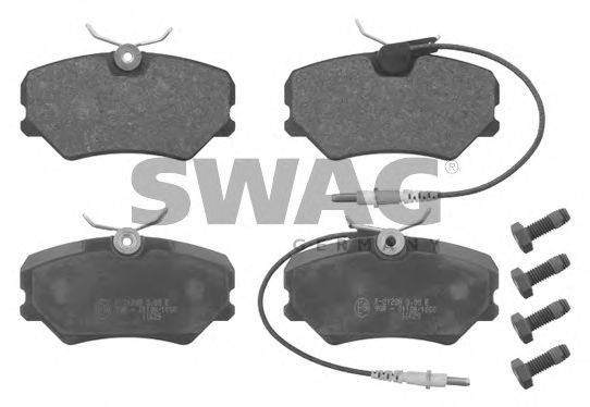 SWAG 62916818 Комплект гальмівних колодок, дискове гальмо