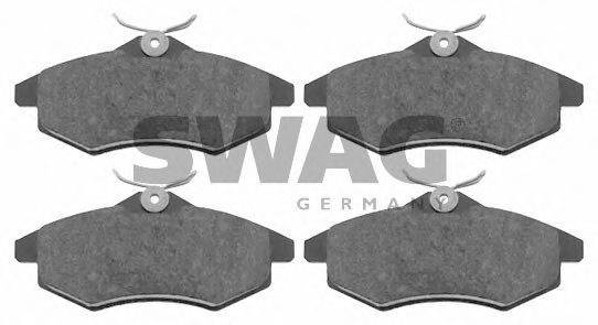 SWAG 64916590 Комплект гальмівних колодок, дискове гальмо