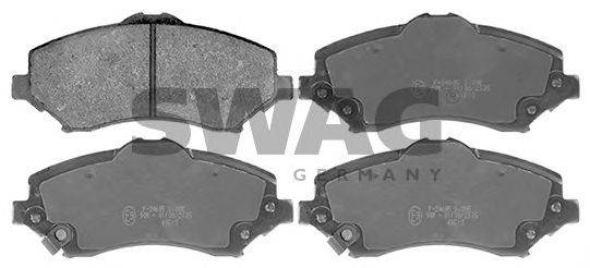 SWAG 70116063 Комплект гальмівних колодок, дискове гальмо