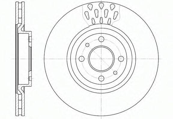A.P. X 24273 гальмівний диск