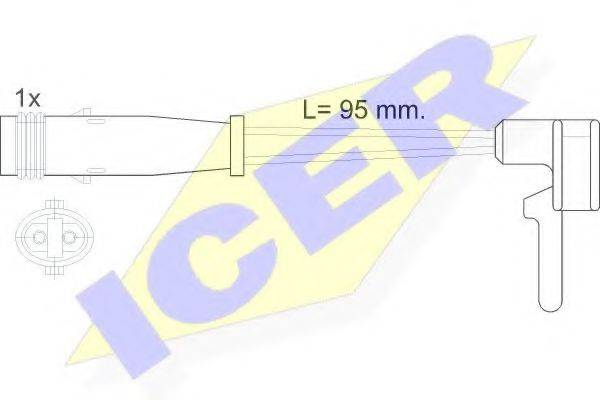 LUCAS CAV GIC172 Сигналізатор, знос гальмівних колодок