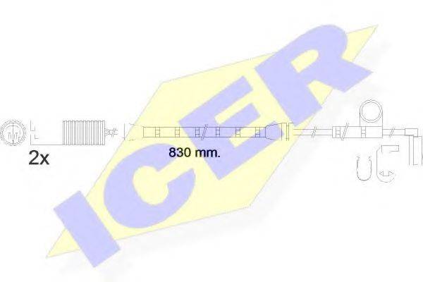 ICER 610563EC Сигналізатор, знос гальмівних колодок