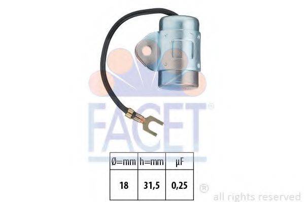 FACET 00602 Конденсатор, система запалювання