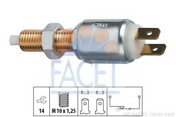 FACET 71025 Выключатель фонаря сигнала торможения