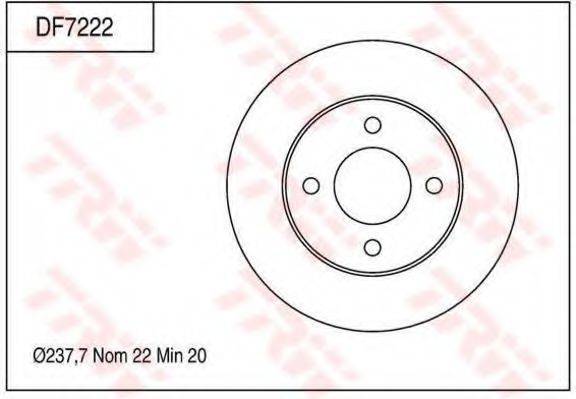 NISSAN (DONGFENG) 402061HM0A гальмівний диск