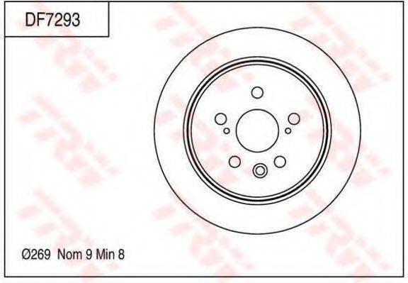 TOYOTA 4243120310 гальмівний диск