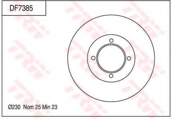 TOYOTA 4351228150 гальмівний диск