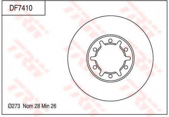 NISSAN 40206VH300 гальмівний диск