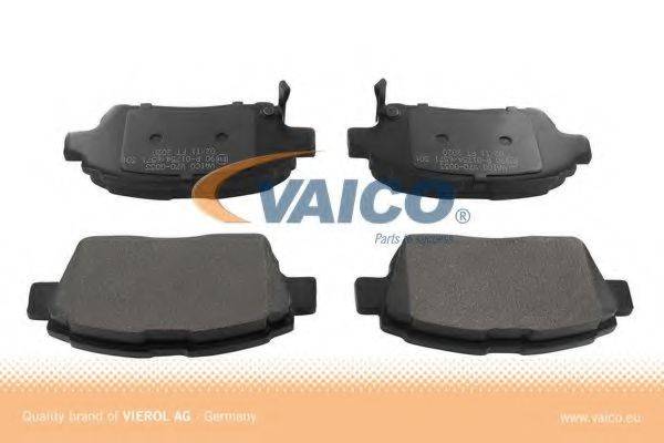 VAICO V700033 Комплект гальмівних колодок, дискове гальмо