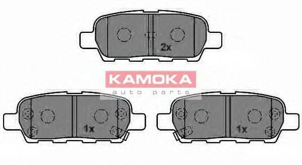 KAMOKA JQ101101 Комплект гальмівних колодок, дискове гальмо