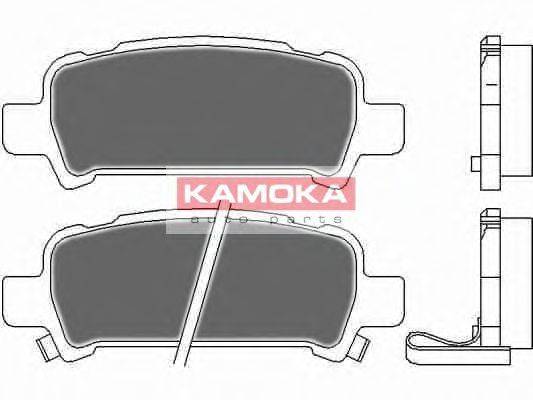 KAMOKA 101116 Комплект гальмівних колодок, дискове гальмо